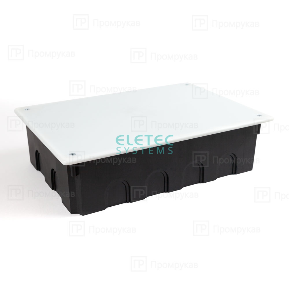 картинка Коробка Промрукав распаячная 80-0880 для c/п безгалогенная (HF) 256x171x70 (12 шт/к) Eletec Systems