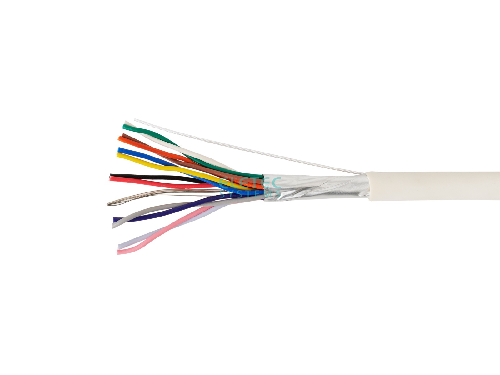 BS012 кабель 12х0,2 мм2, экран, 100 м, 07-132