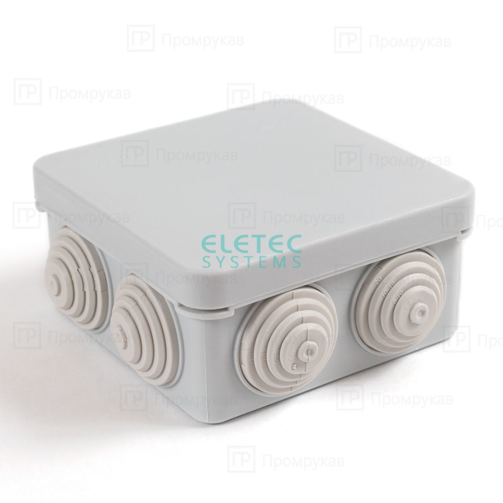 картинка Коробка Промрукав распределительная 40-0210 для о/п безгалогенная (HF) 80x80x40 (105 шт/к) Eletec Systems