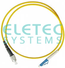 картинка Патч-корд simplex SM LC/UPC-FC/UPC, 3.0 мм 9/125, 1м Eletec Systems