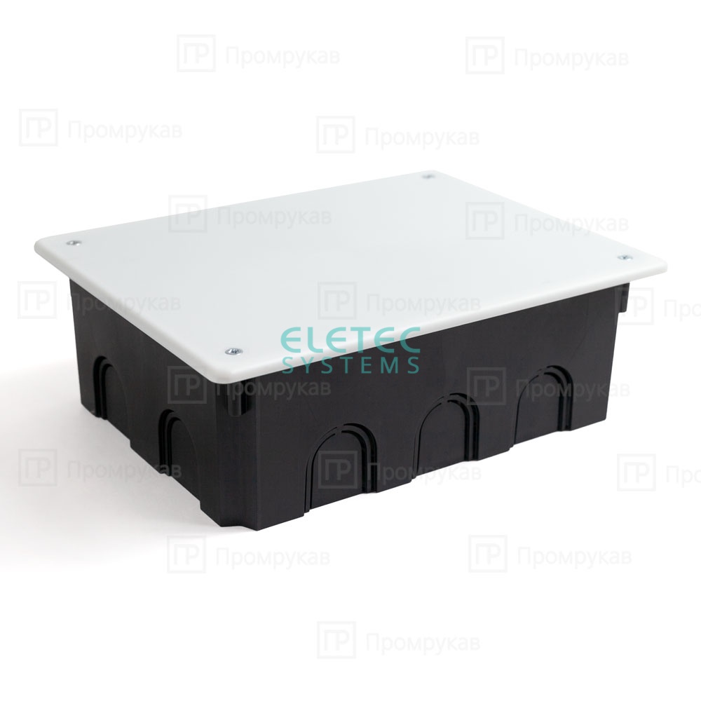 картинка Коробка Промрукав распаячная 80-0870 для c/п безгалогенная (HF) 196x146x70 (16 шт/к) Eletec Systems