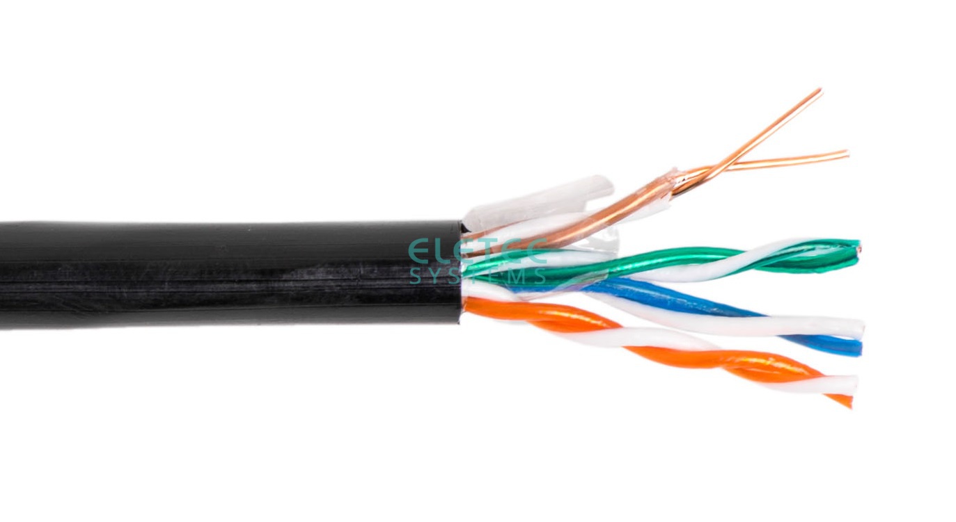 Кабель UTP 5E Eletec 4x2xAWG24, наружный, 305 м, медь, 06-422
