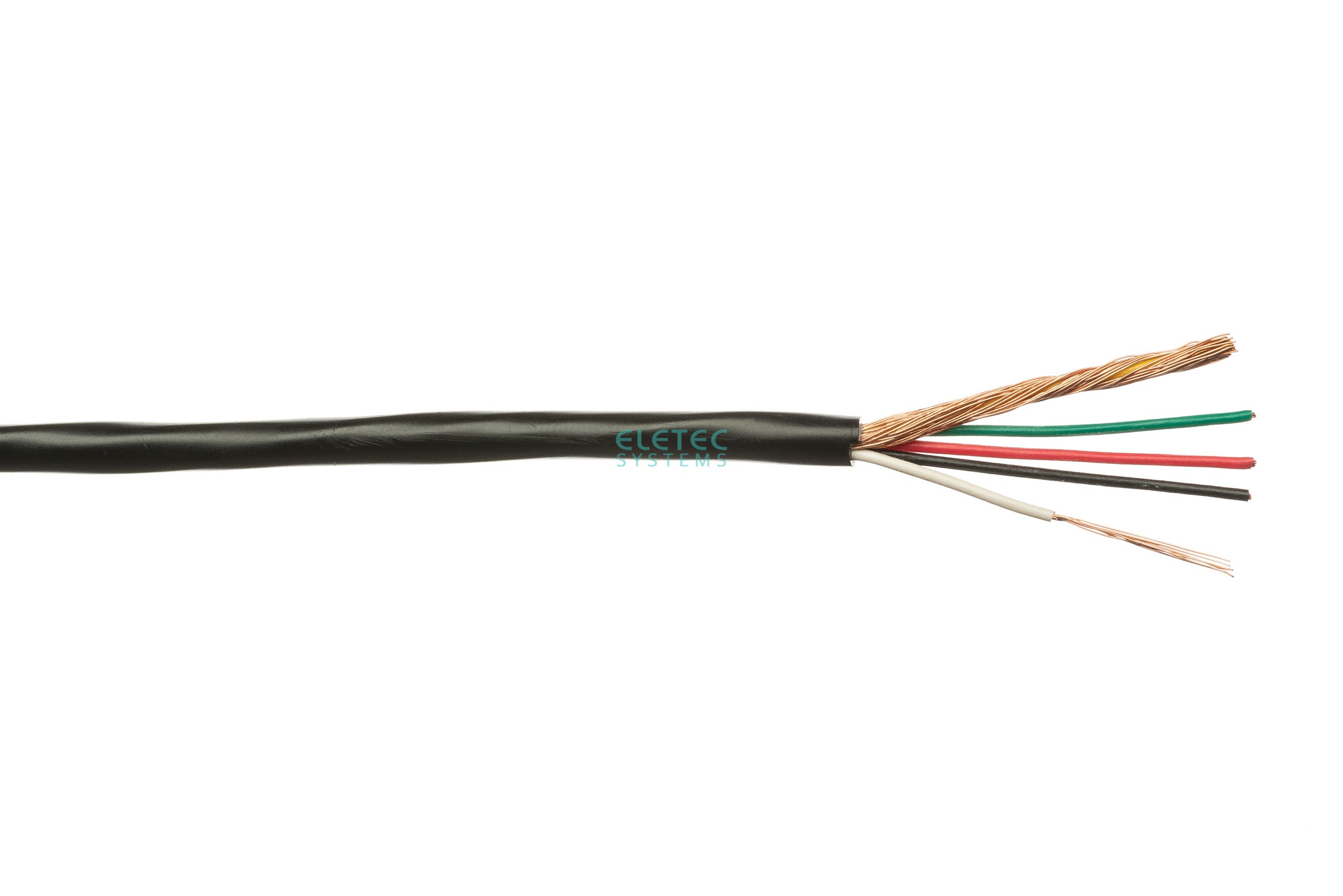 Комбинированный кабель Video+4х0,22 мм2 (аналог ШВЭП 5х0,22 мм2) наружный, 200 м, 11-162