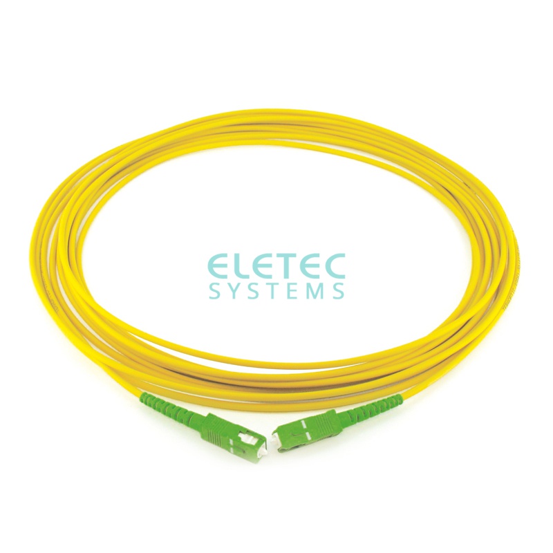 картинка Патч-корд simplex SM SC/APC-SC/APC,3.0 мм 9/125 LSZH,15м Eletec Systems