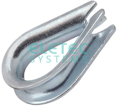 Коуш 5мм DIN6899 оцинкованный, 