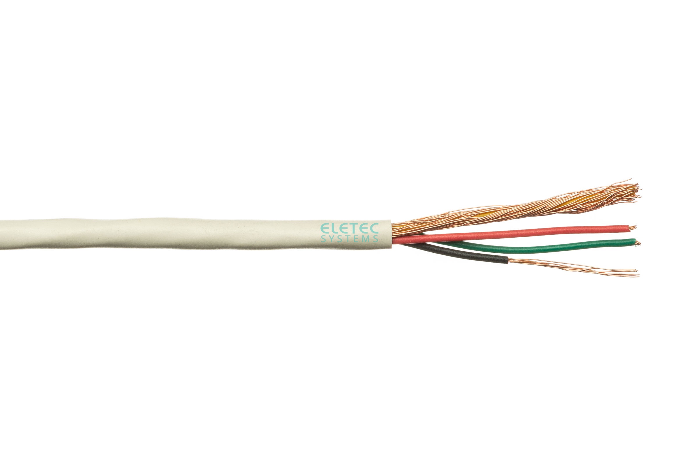 Комбинированный кабель Video+3х0,22 мм2 (аналог ШВЭВ 4х0,22 мм2), 200 м, 11-141