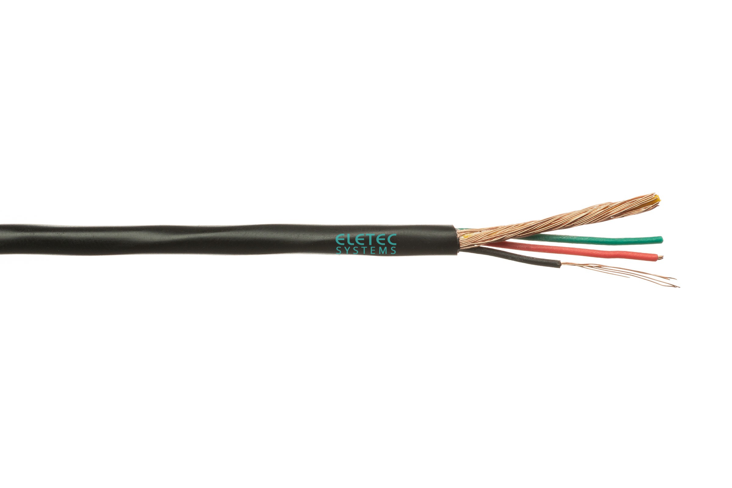 Комбинированный кабель Video+3х0,22 мм2 (аналог ШВЭП 4х0,22 мм2) наружный, 200 м, 11-161