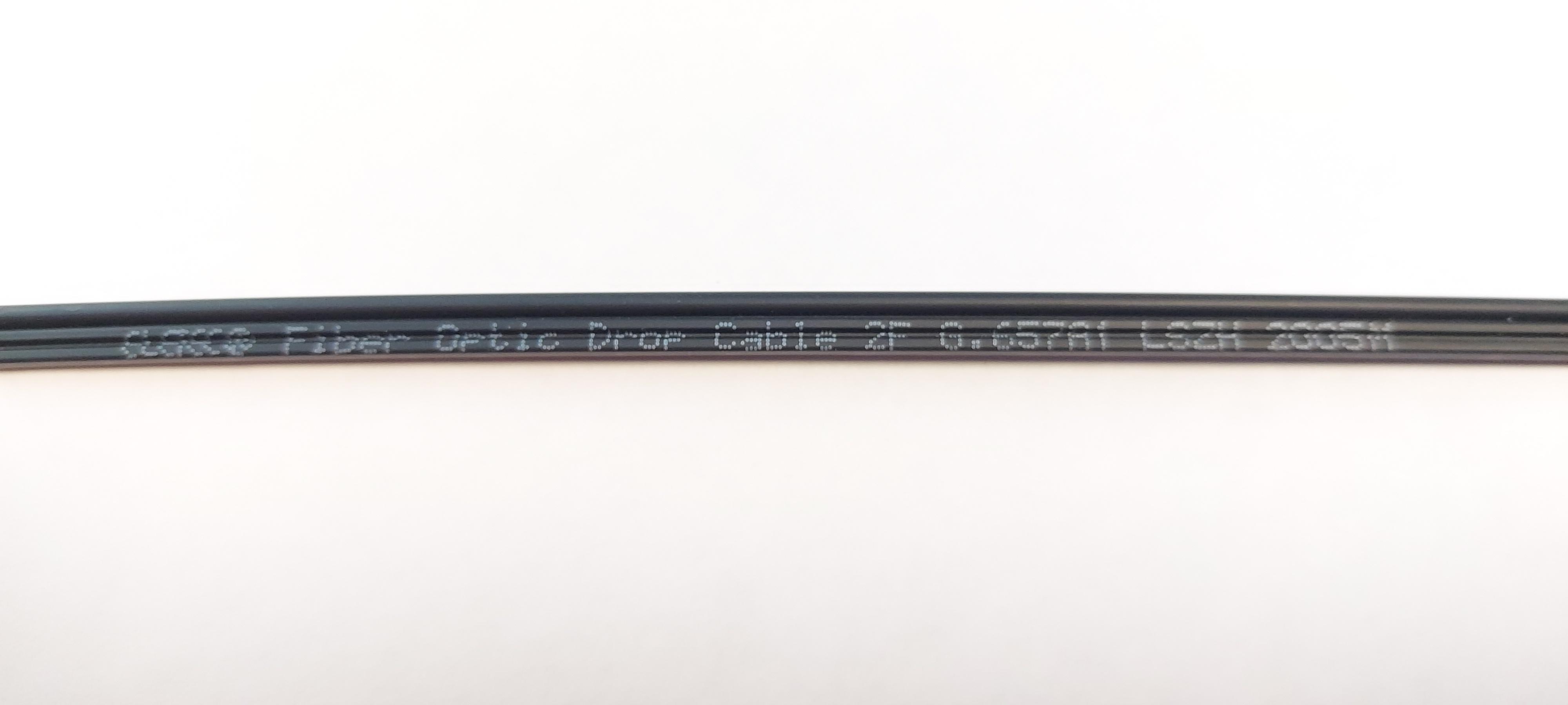 Кабель ВО CO-FTTHS2-4 (2 волокна, SМ — 9/125, G657.A1), для подвеса, диэлектрический FRP 0.5 и 1.2мм, LSZH, черный, 2000м, 09-145