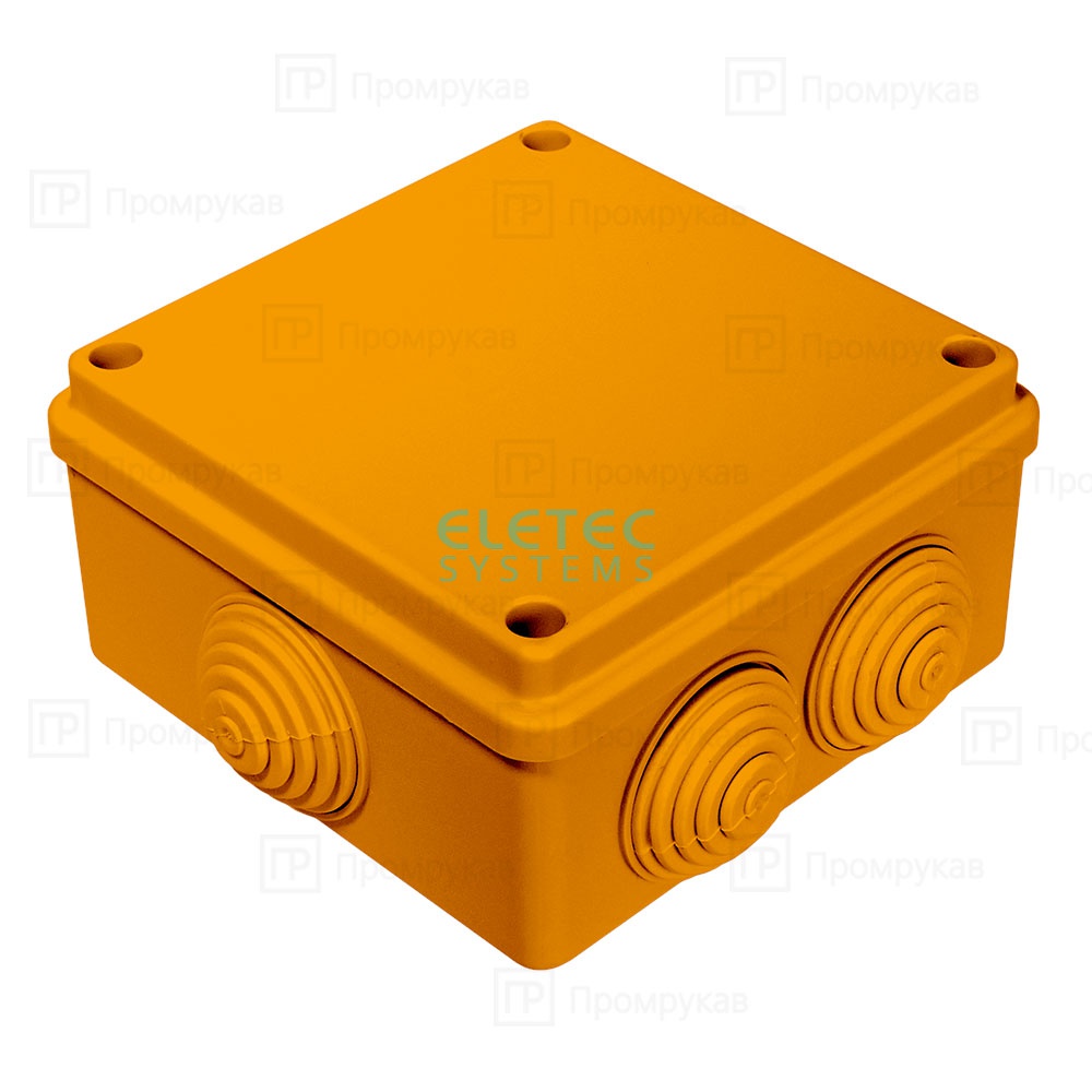 Коробка огнестойкая для о/п 40-0300-FR1.5-4 E15-E120 100x100x50 Промрукав, 40-0300-FR1.5-4