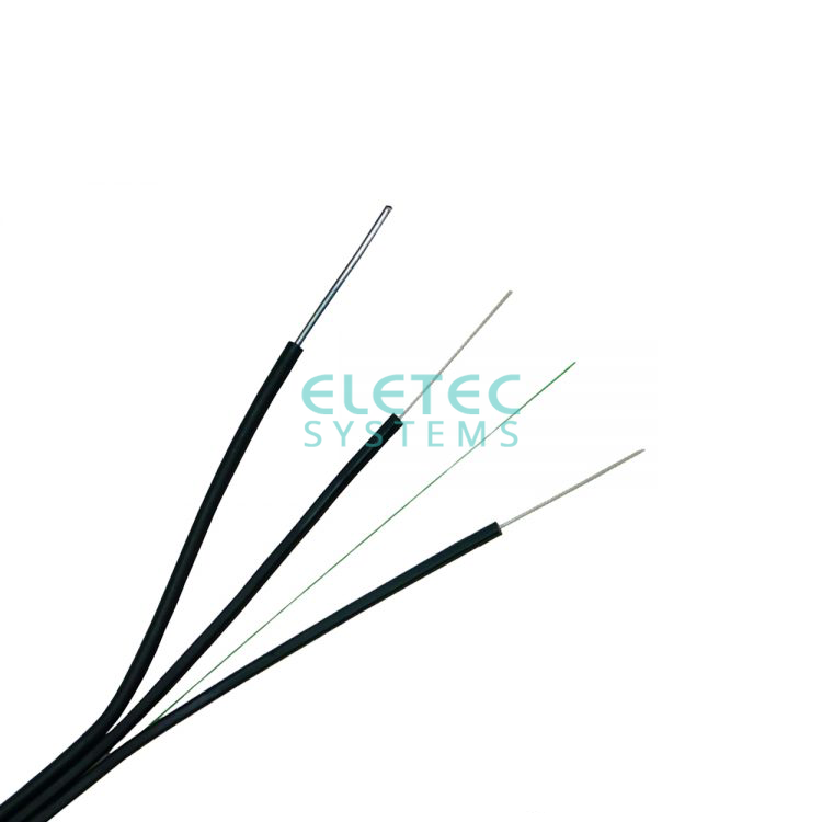 картинка Кабель ВО CO-FTTHS1-3 (1 волокно, SМ — 9/125, G657.A1), для подвеса, LSZH, черный, 2000м Eletec Systems